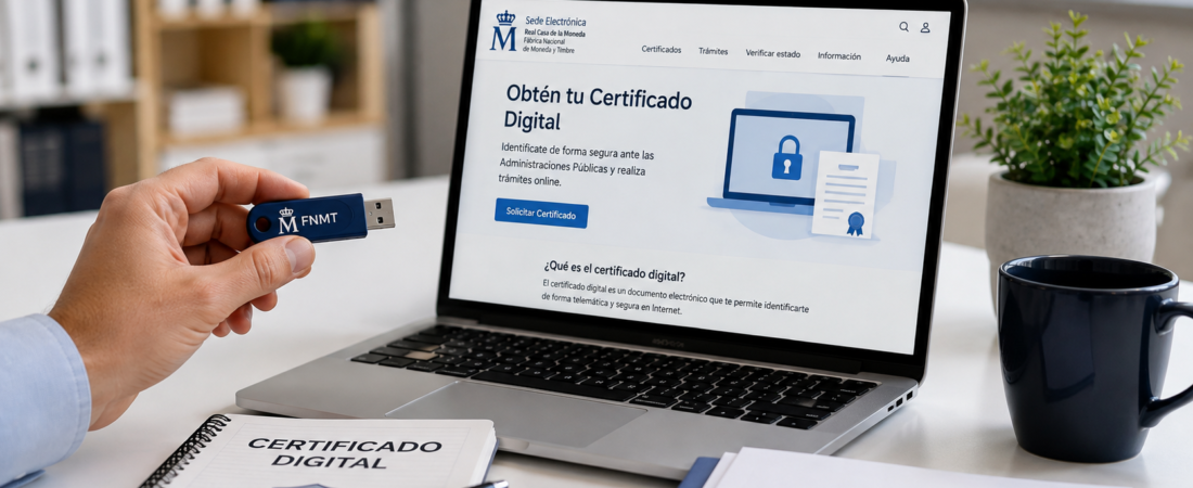 Cómo obtener el certificado digital FNMT en Albacete para trámites online